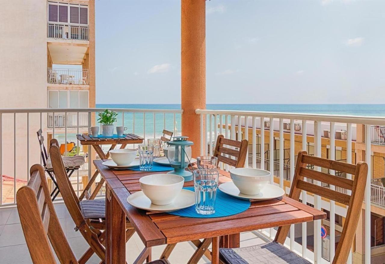 Seaview modern beach apartment Guardamar del Segura Exterior foto